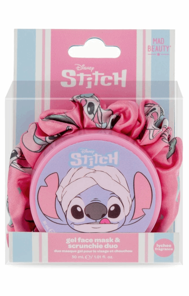 Disney Stitch Pamper Gel Face Mask & Scrunchie Duo