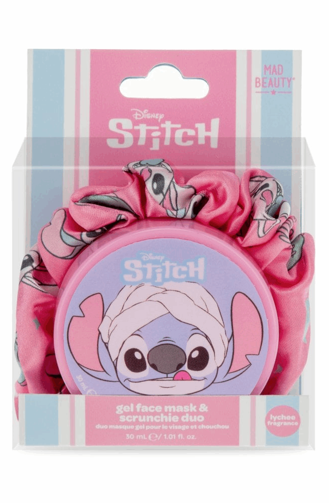 Disney Stitch Pamper Gel Face Mask & Scrunchie Duo