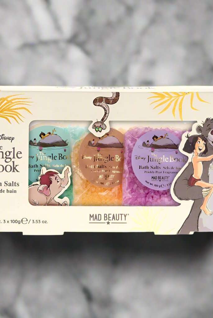 Disney The Jungle Book Bath Salt Trio Bubble Bath by Mad Beauty as seen on celebrities