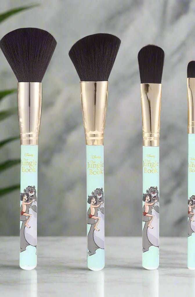 Disney The Jungle Book Cosmetic Brush Set Makeup Brushes by Mad Beauty as seen on celebrities