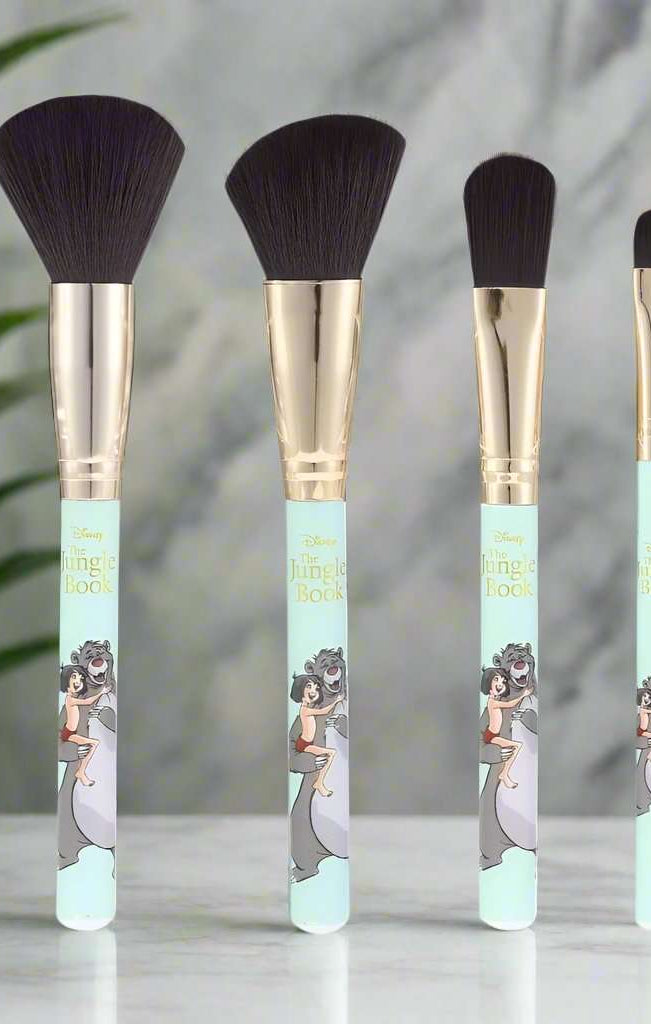Disney The Jungle Book Cosmetic Brush Set Makeup Brushes by Mad Beauty as seen on celebrities