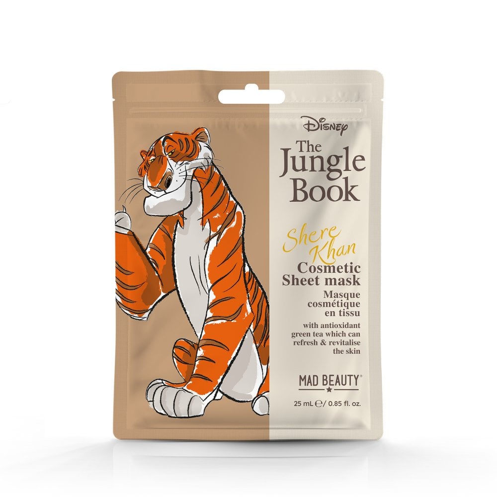 Disney The Jungle Book Cosmetic Sheet Mask Collection Face Mask by Mad Beauty as seen on celebrities
