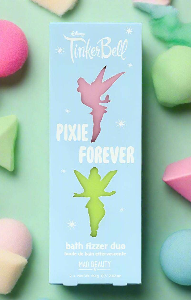 Disney Tinks Pixie Perfection Bath Fizzer Duo Bath Bombs by Mad Beauty as seen on celebrities