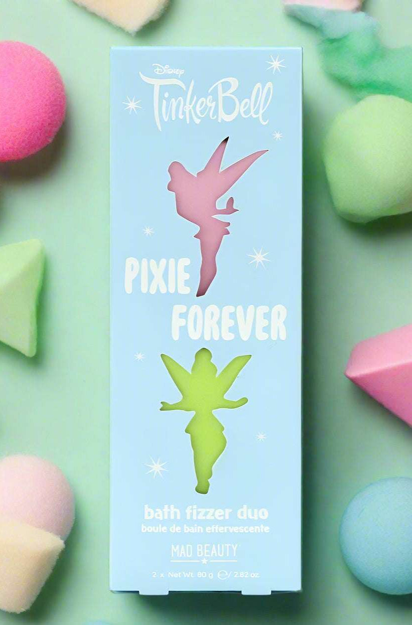 Disney Tinks Pixie Perfection Bath Fizzer Duo Bath Bombs by Mad Beauty as seen on celebrities
