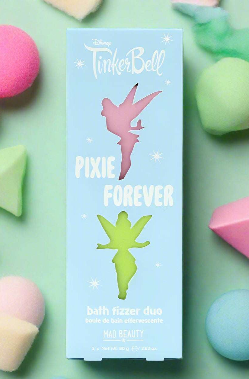 Disney Tinks Pixie Perfection Bath Fizzer Duo Bath Bombs by Mad Beauty as seen on celebrities
