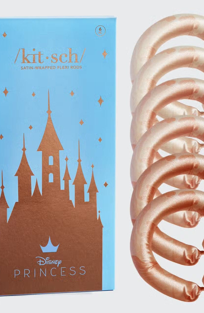 Disney X Kitsch Flexi Hair Rods in Princess Party Hair by Kitsch as seen on celebrities