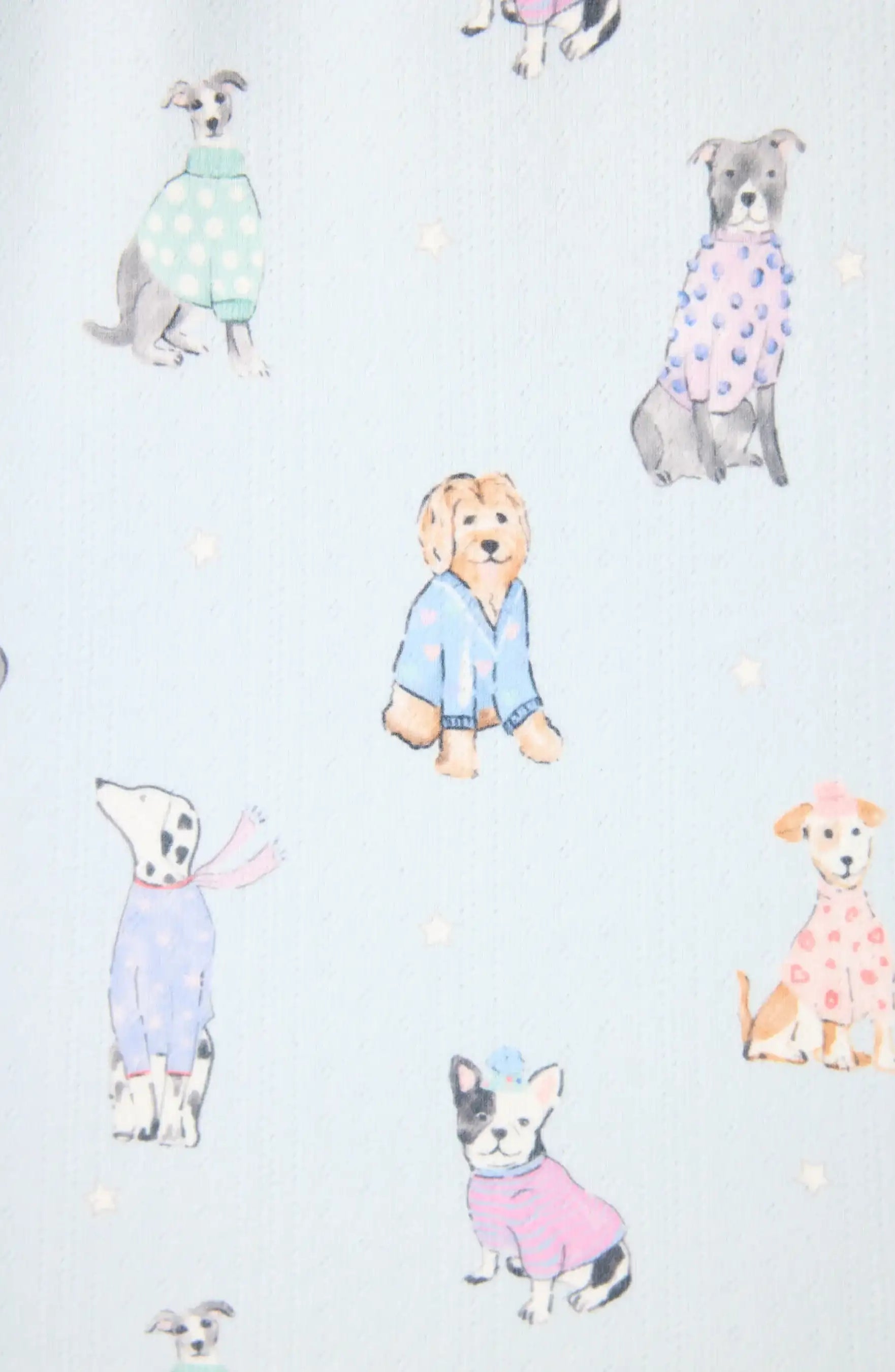 PJ Salvage Doggone Cold Dog Print Pointelle PJ Set