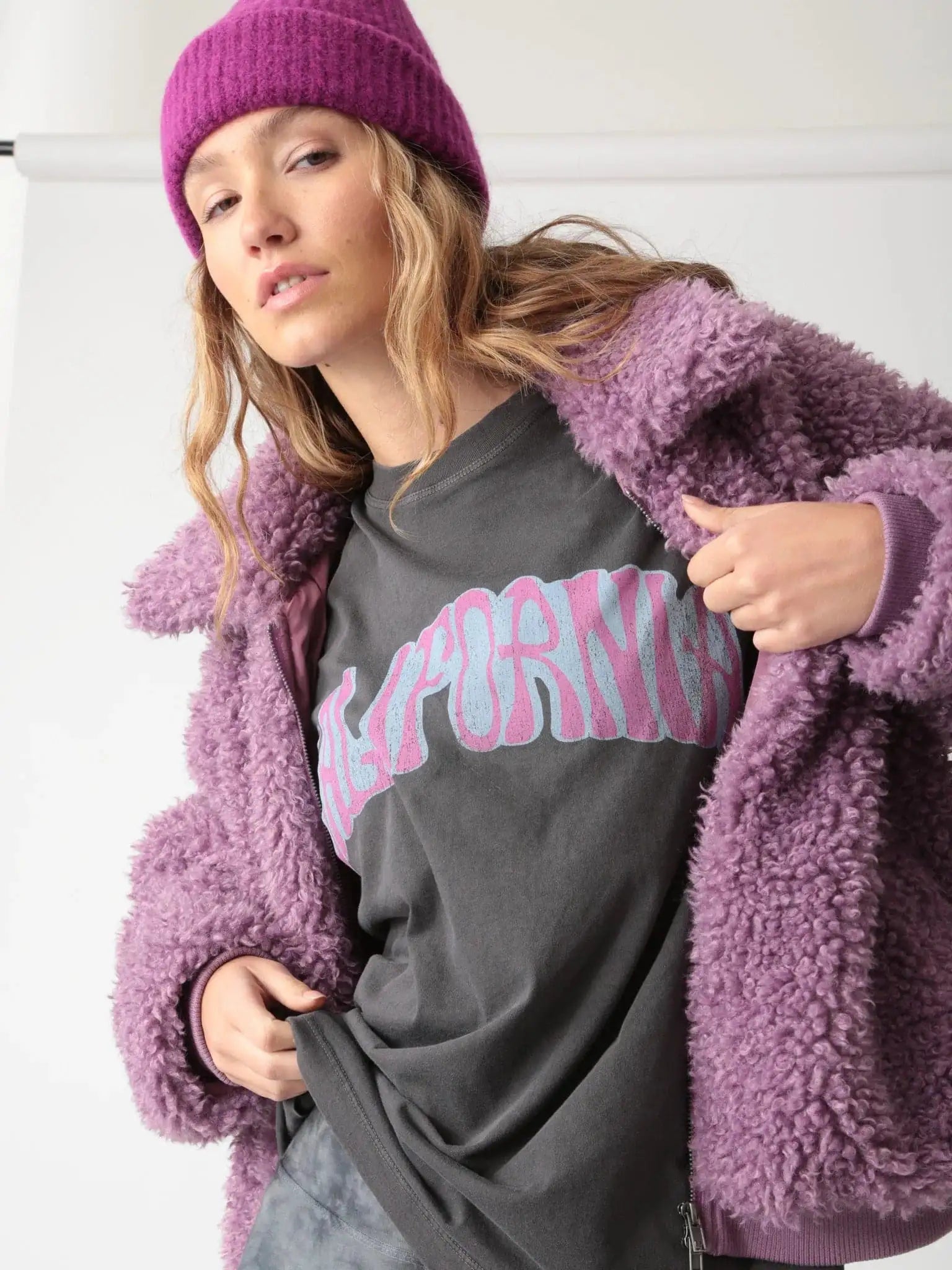 Electric & Rose Signature California Slogan Tee T-Shirts by Electric and Rose as seen on celebrities