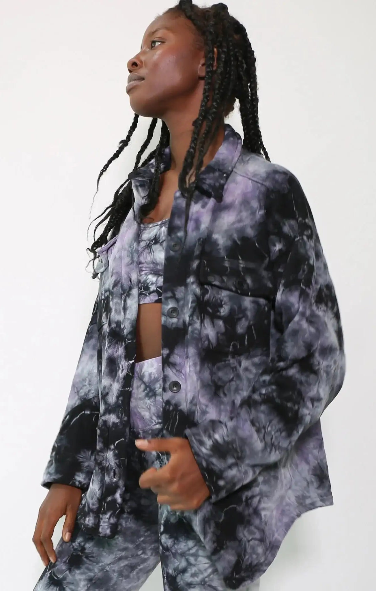 Electric & Rose Soho Sweatshirt Jacket Jacket by Electric and Rose as seen on celebrities