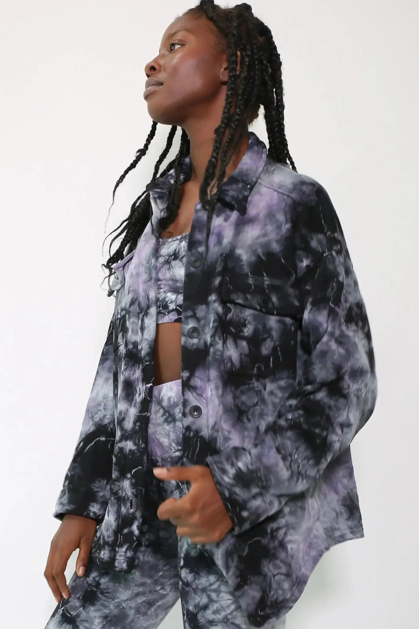 Electric & Rose Soho Sweatshirt Jacket Jacket by Electric and Rose as seen on celebrities