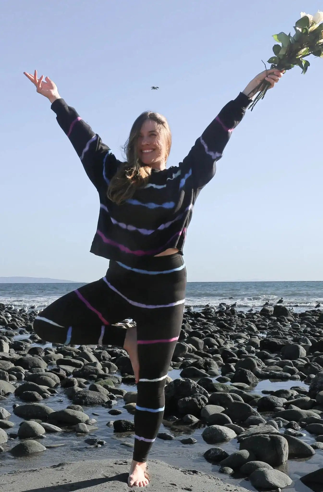 Electric & Rose Sunset Onyx Leggings as seen on Malin Andersson Leggings by Electric and Rose as seen on celebrities