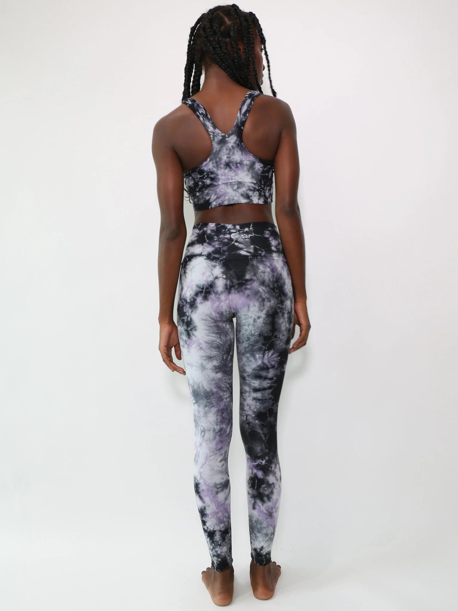 Electric & Rose Allegra Tie Dye Sports Bra Leggings by Electric and Rose as seen on celebrities