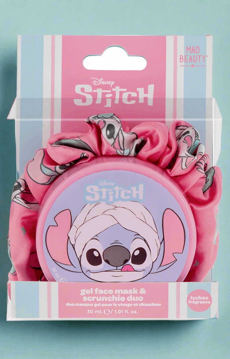 Disney Stitch Pamper Gel Face Mask & Scrunchie Duo