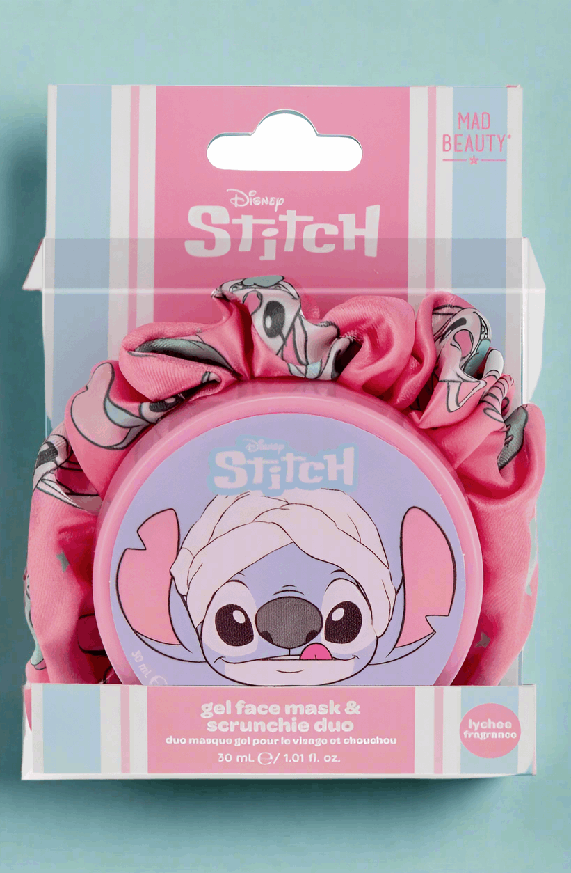 Disney Stitch Pamper Gel Face Mask & Scrunchie Duo