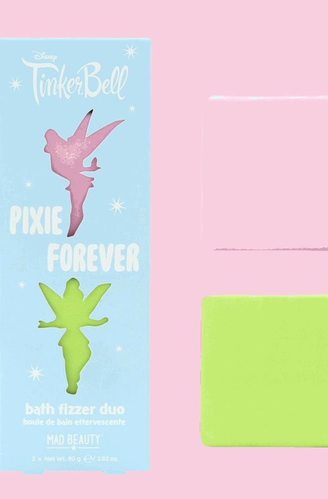 Disney Tinks Pixie Perfection Bath Fizzer Duo Bath Bombs by Mad Beauty as seen on celebrities