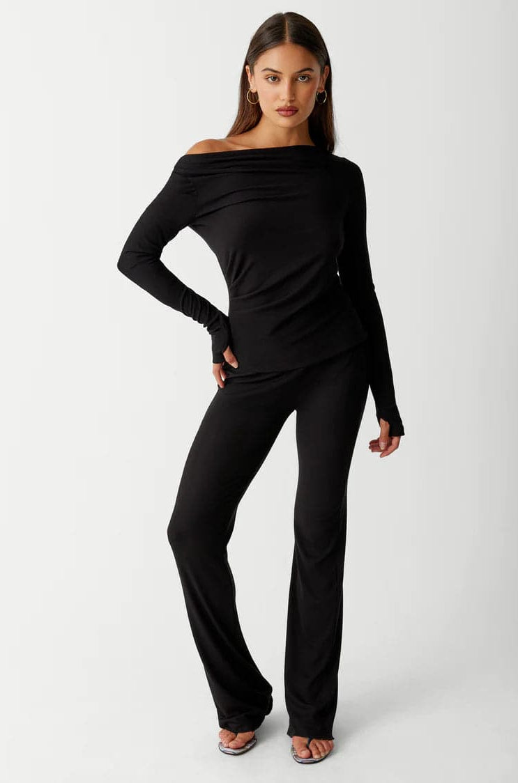 Frankies Bikinis Dahlia Long Sleeve T-Shirt Long Sleeved Top by Frankies Bikinis as seen on celebrities