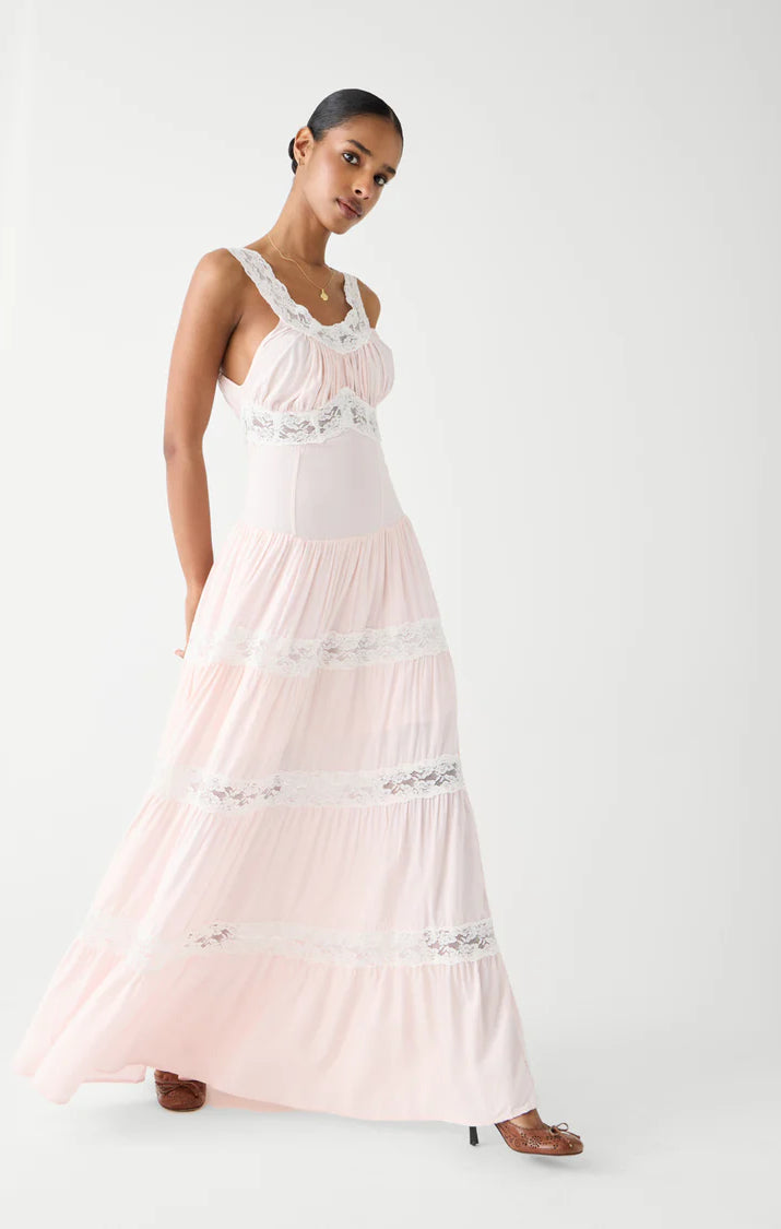 Frankies Bikinis Dakota Maxi Dress in Sweet Dreams Maxi Dress by Frankies Bikinis as seen on celebrities