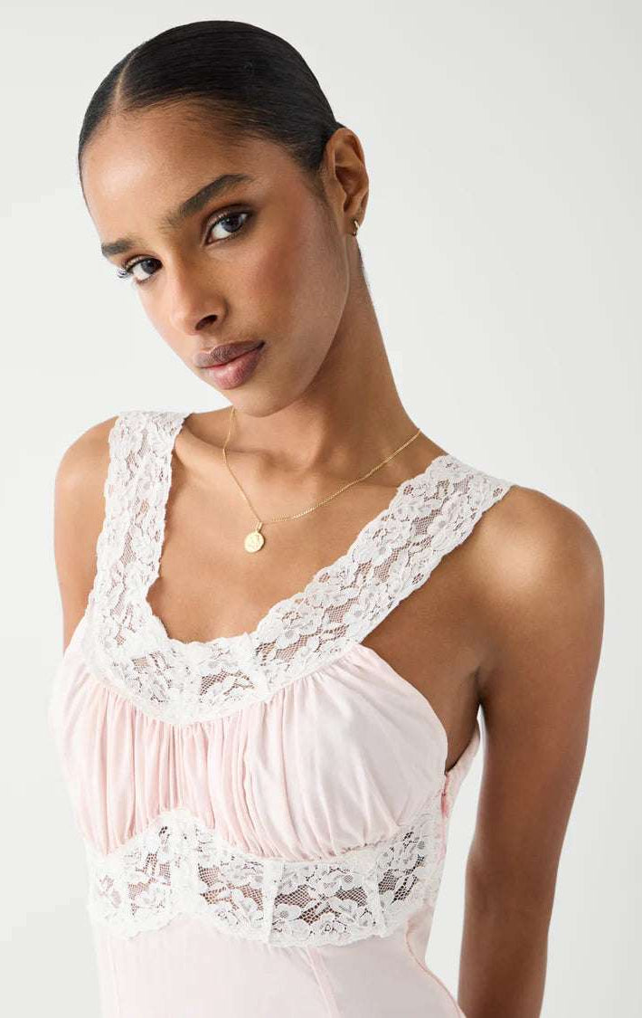 Frankies Bikinis Dakota Maxi Dress in Sweet Dreams Maxi Dress by Frankies Bikinis as seen on celebrities