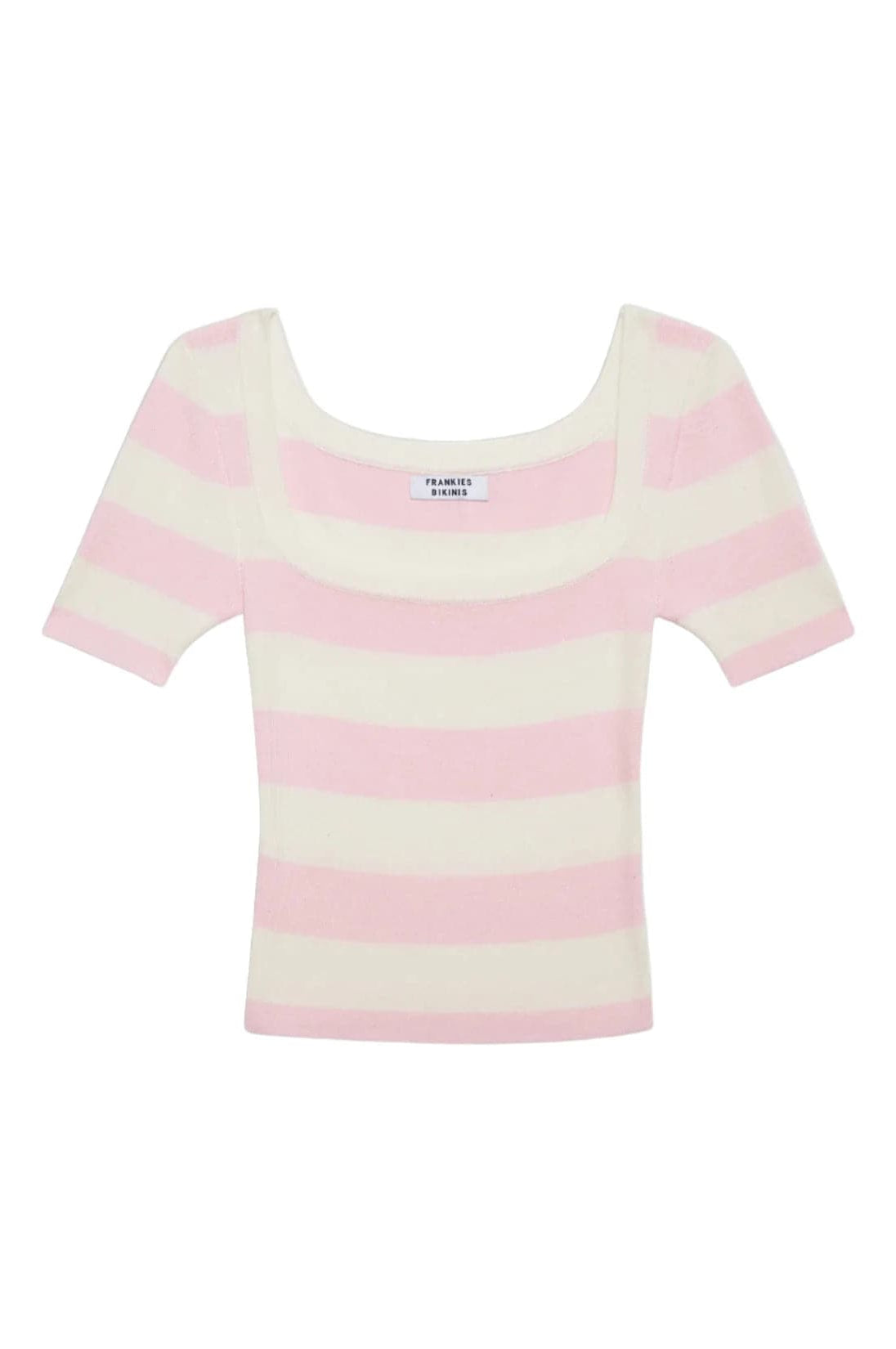 Frankies Bikinis Sunset Ballet Knit Shirt Top by Frankies Bikinis as seen on celebrities