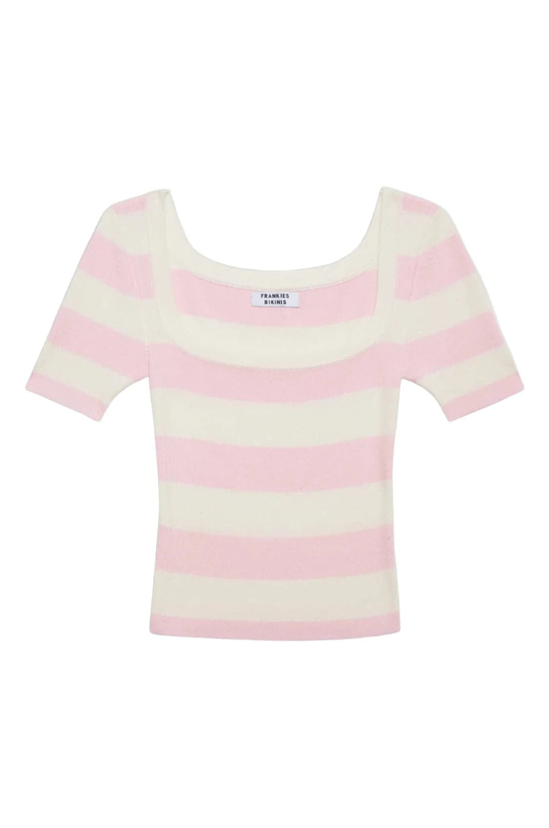 Frankies Bikinis Sunset Ballet Knit Shirt Top by Frankies Bikinis as seen on celebrities