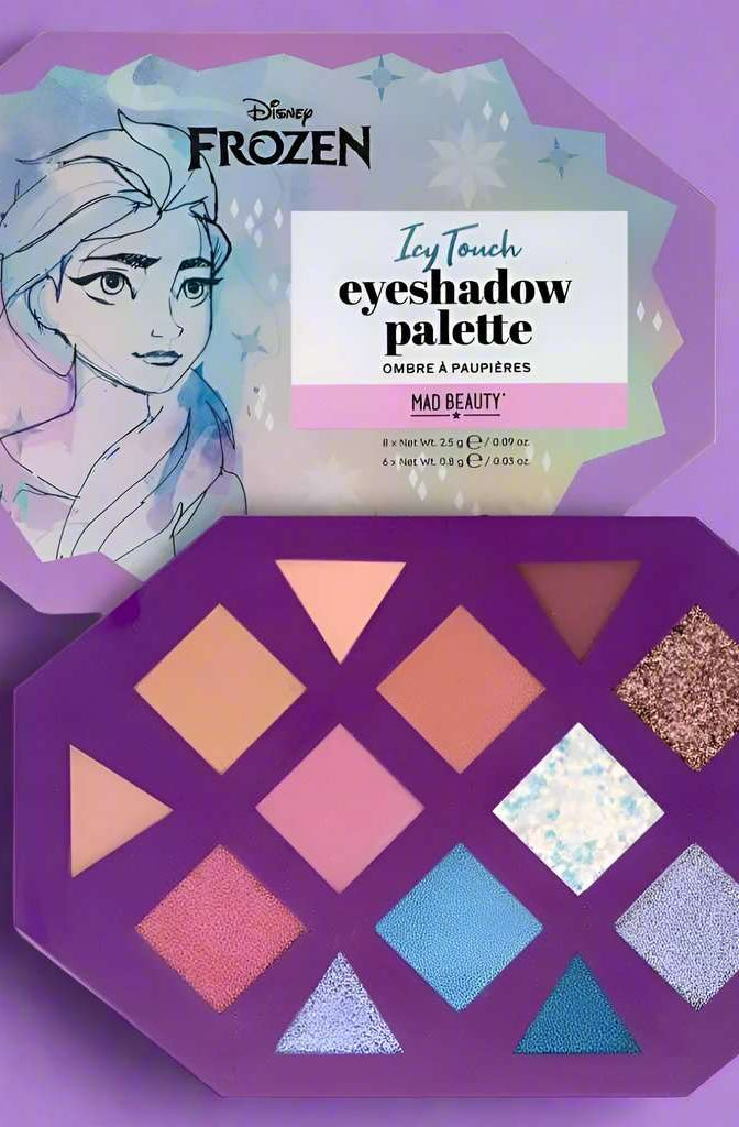 Disney Frozen Icy Touch Eyeshadow Palette Eyeshadow by Mad Beauty as seen on celebrities
