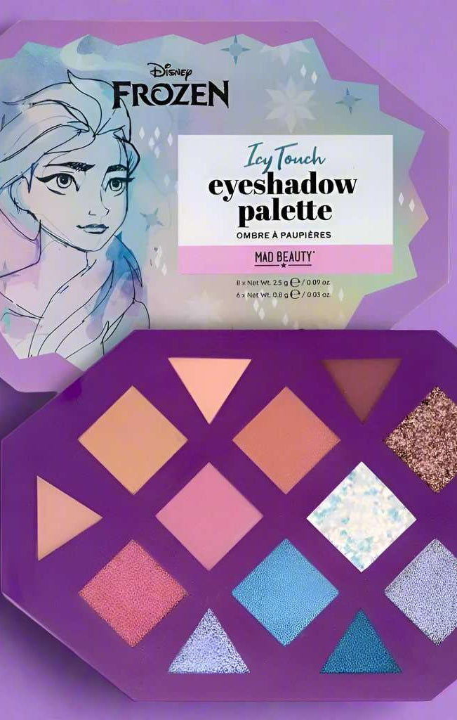 Disney Frozen Icy Touch Eyeshadow Palette Eyeshadow by Mad Beauty as seen on celebrities