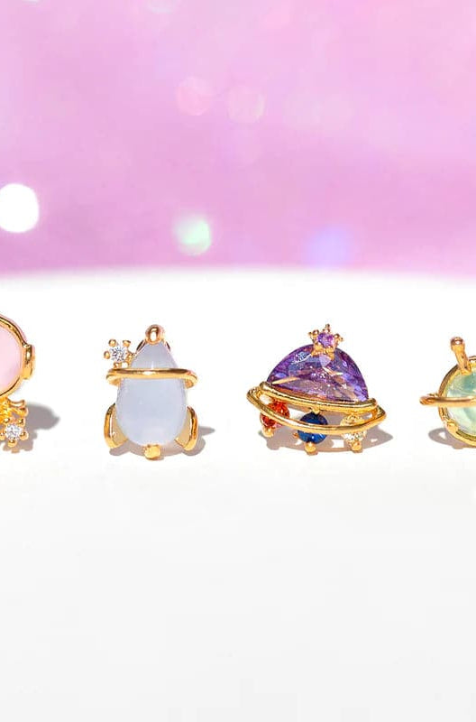 Girls Crew Blast Off Earring Stud Set Earrings by Girls Crew as seen on celebrities