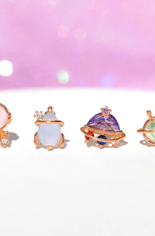 Girls Crew Blast Off Earring Stud Set Earrings by Girls Crew as seen on celebrities