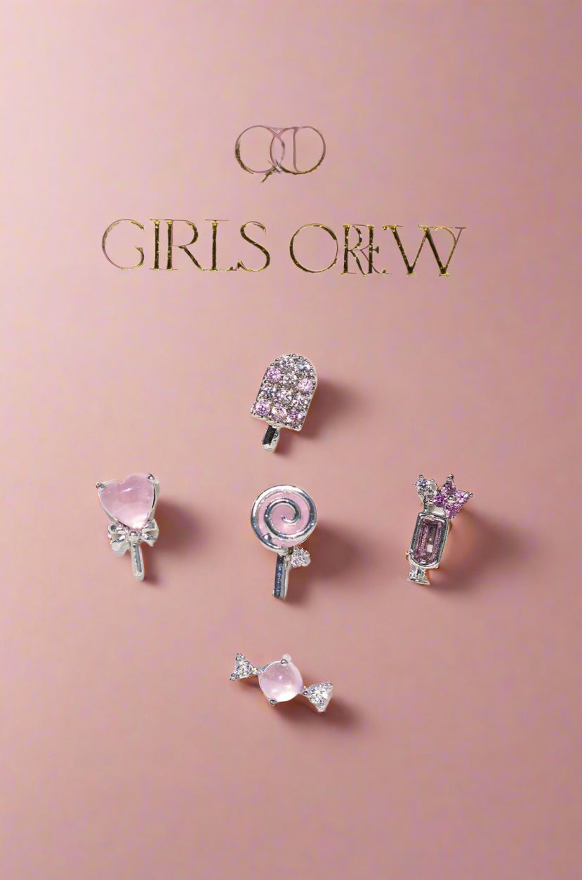 Girls Crew Sweet Tooth Stud Earrings Earrings by Girls Crew as seen on celebrities