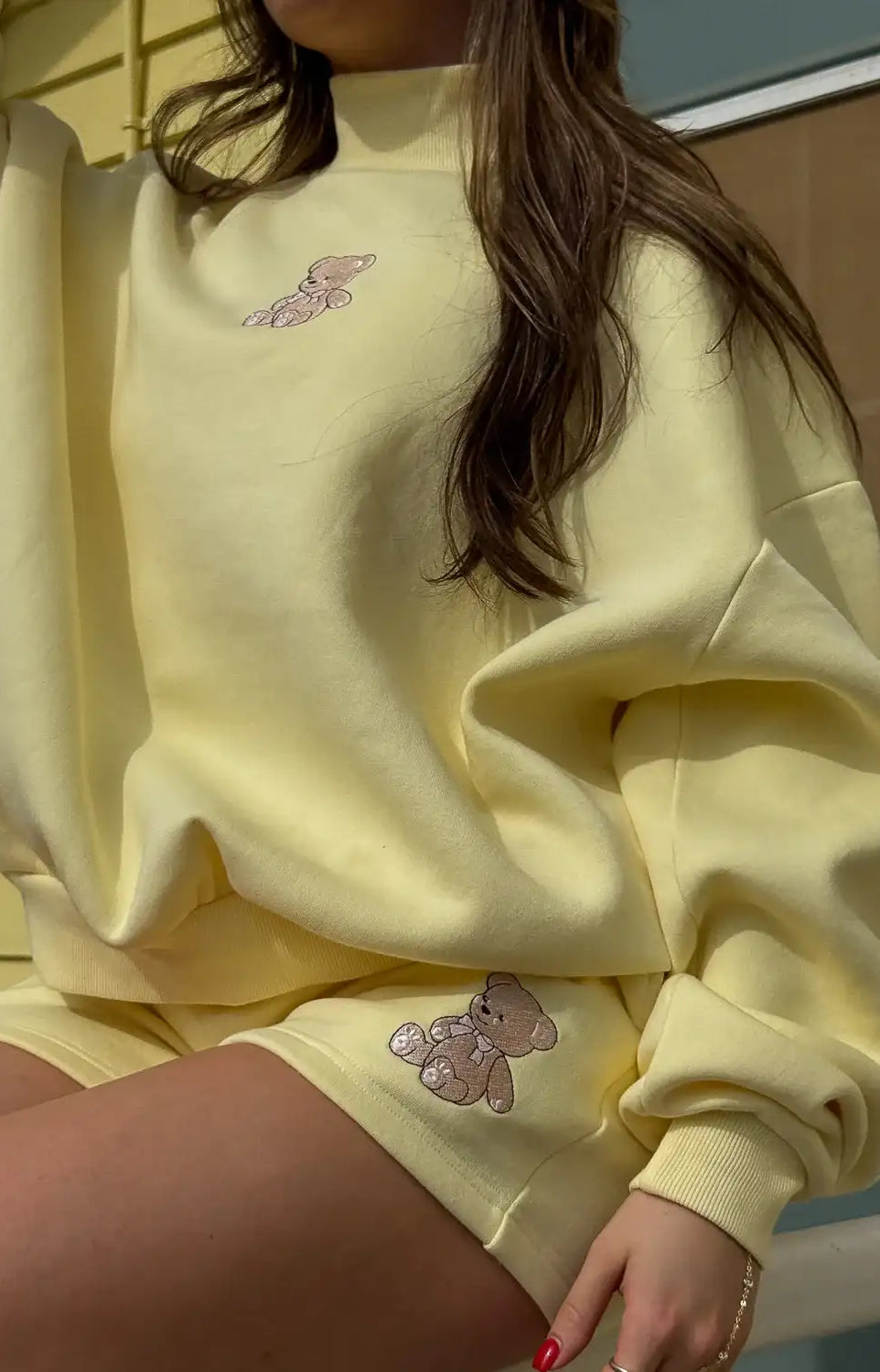 Happy Camp3r Banana Camp3y Mockneck Sweater