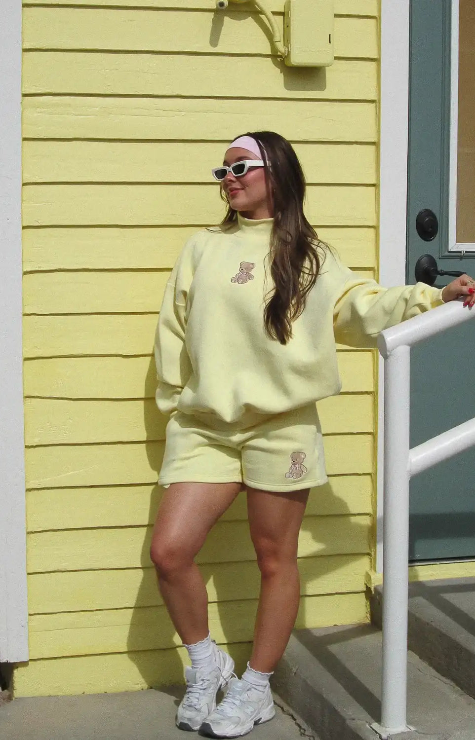 Happy Camp3r Banana Camp3y Mockneck Sweater