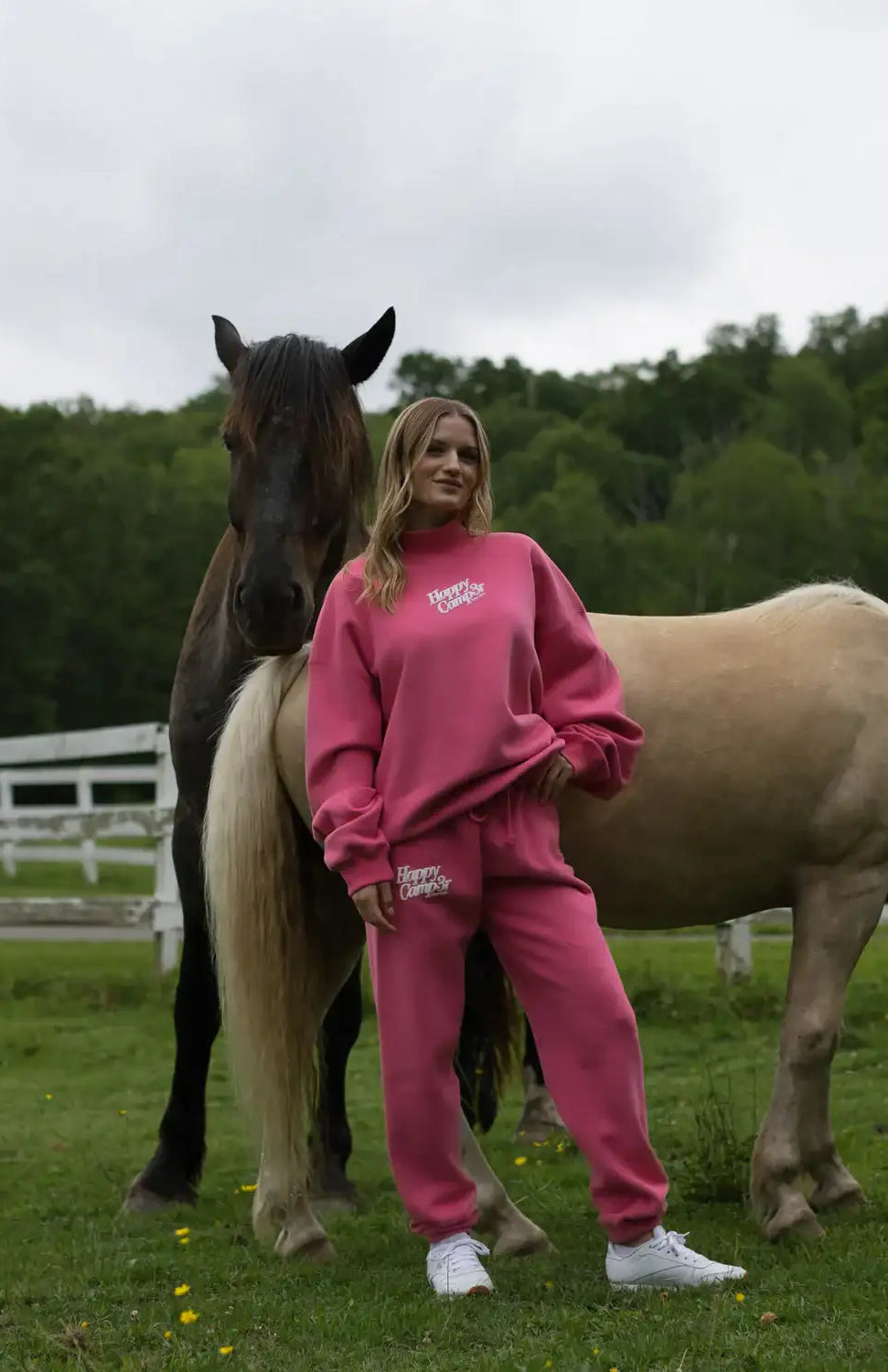 Happy Camp3r Hot Pink Core Jogger Pants