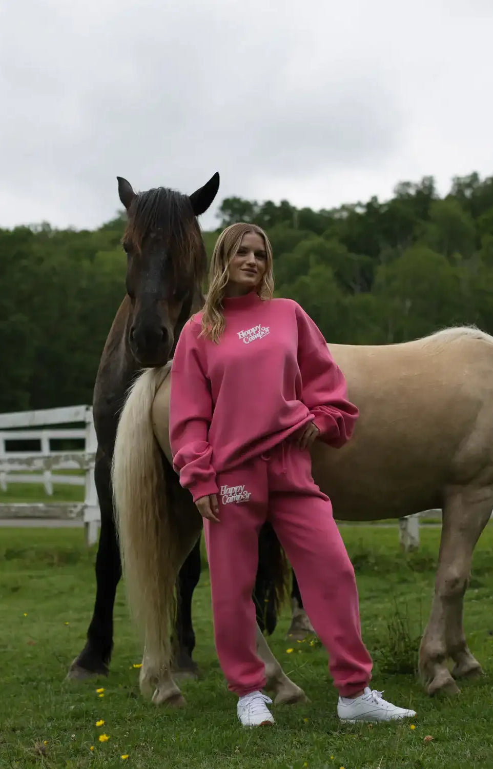 Happy Camp3r Hot Pink Core Jogger Pants