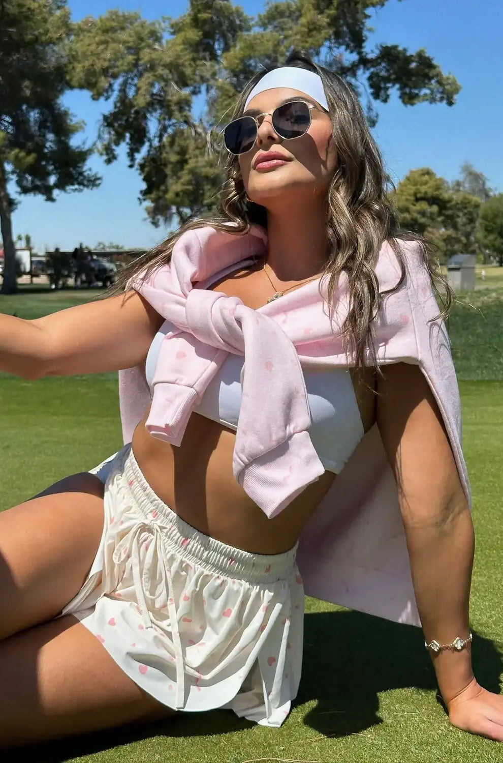 Happy Camp3r Sugar Petals Crewneck Sweater