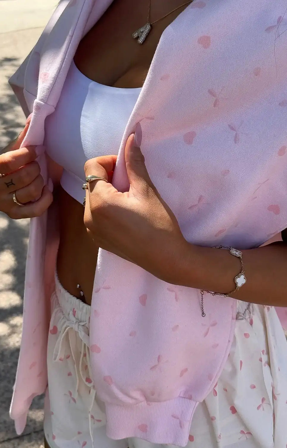 Happy Camp3r Sugar Petals Crewneck Sweater