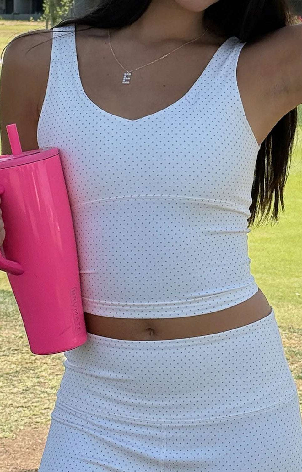 Happy Camp3r Whispering Dots Athleisure Tank Top