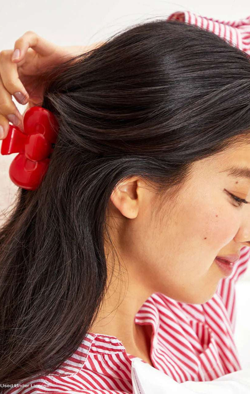 Hello Kitty x Kitsch Recycled Plastic Bow Shape Claw Clip Hair Band by Kitsch as seen on celebrities