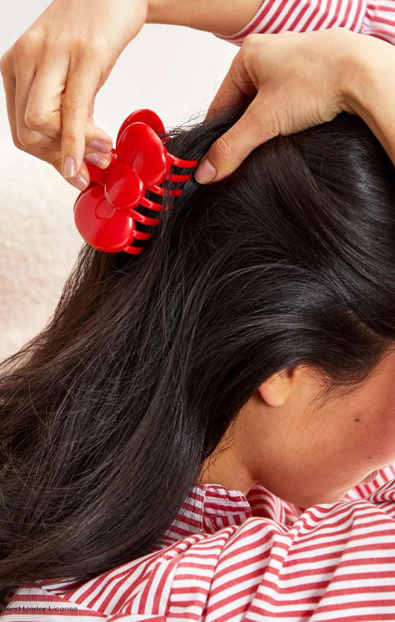 Hello Kitty x Kitsch Recycled Plastic Bow Shape Claw Clip Hair Band by Kitsch as seen on celebrities