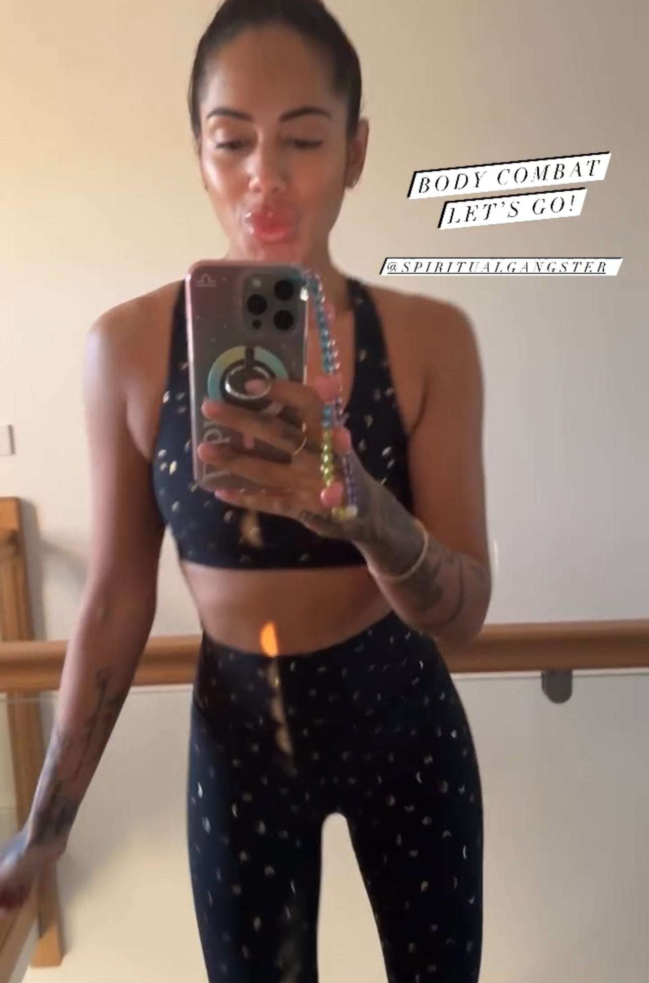 Spiritual Gangster Studio Dream Tech Sports Bra as seen on Malin Andersson Sports Bra by Spiritual Gangster as seen on celebrities