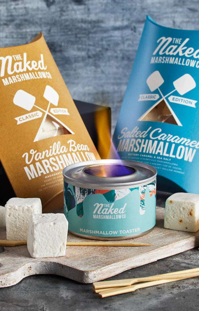 Marshmallow Toasting Kit Gifts by Naked Marshmallow as seen on celebrities
