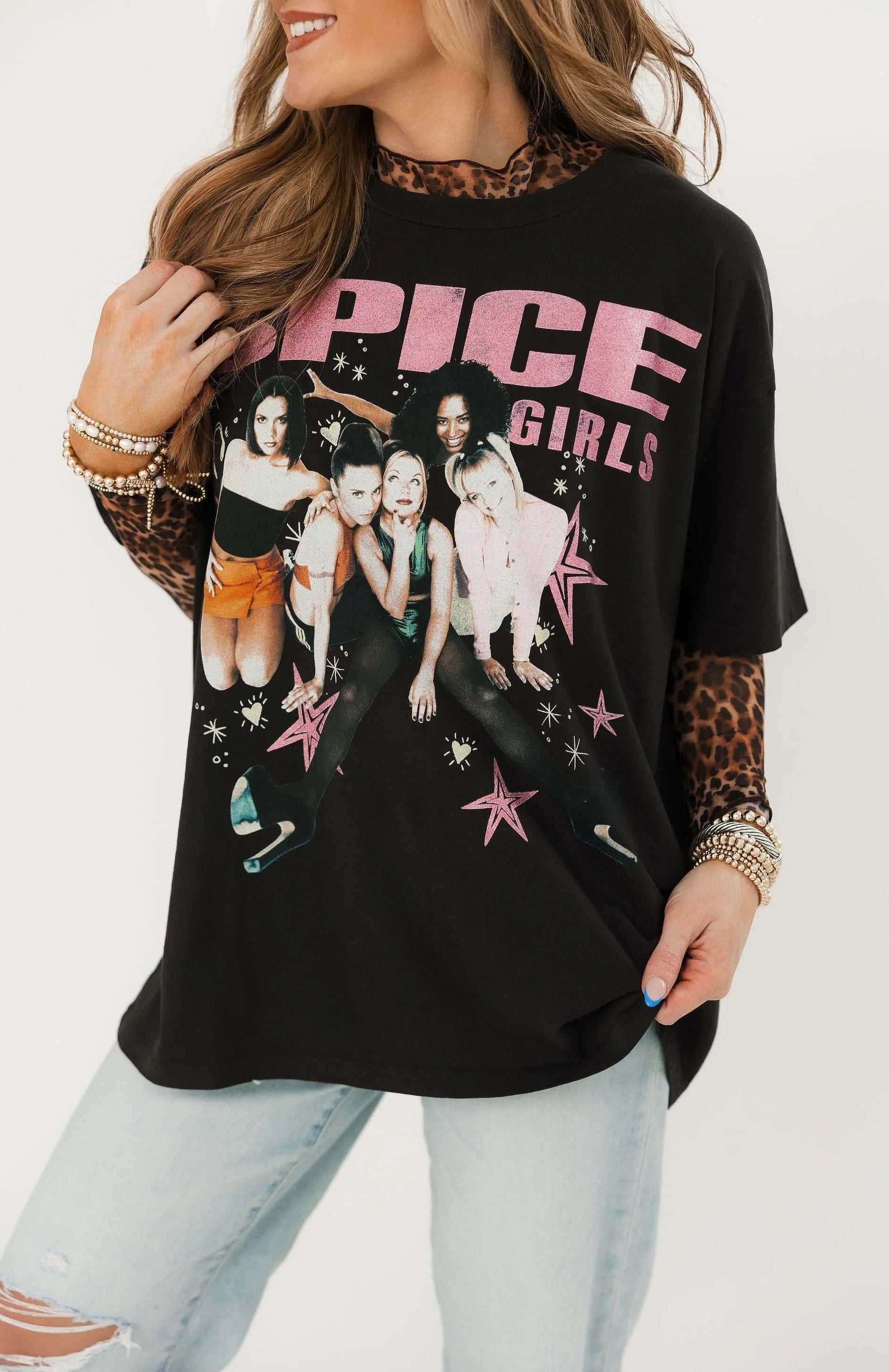 Daydreamer LA Spice Girls Doodles Merch Tee T-Shirt by Daydreamer LA as seen on celebrities