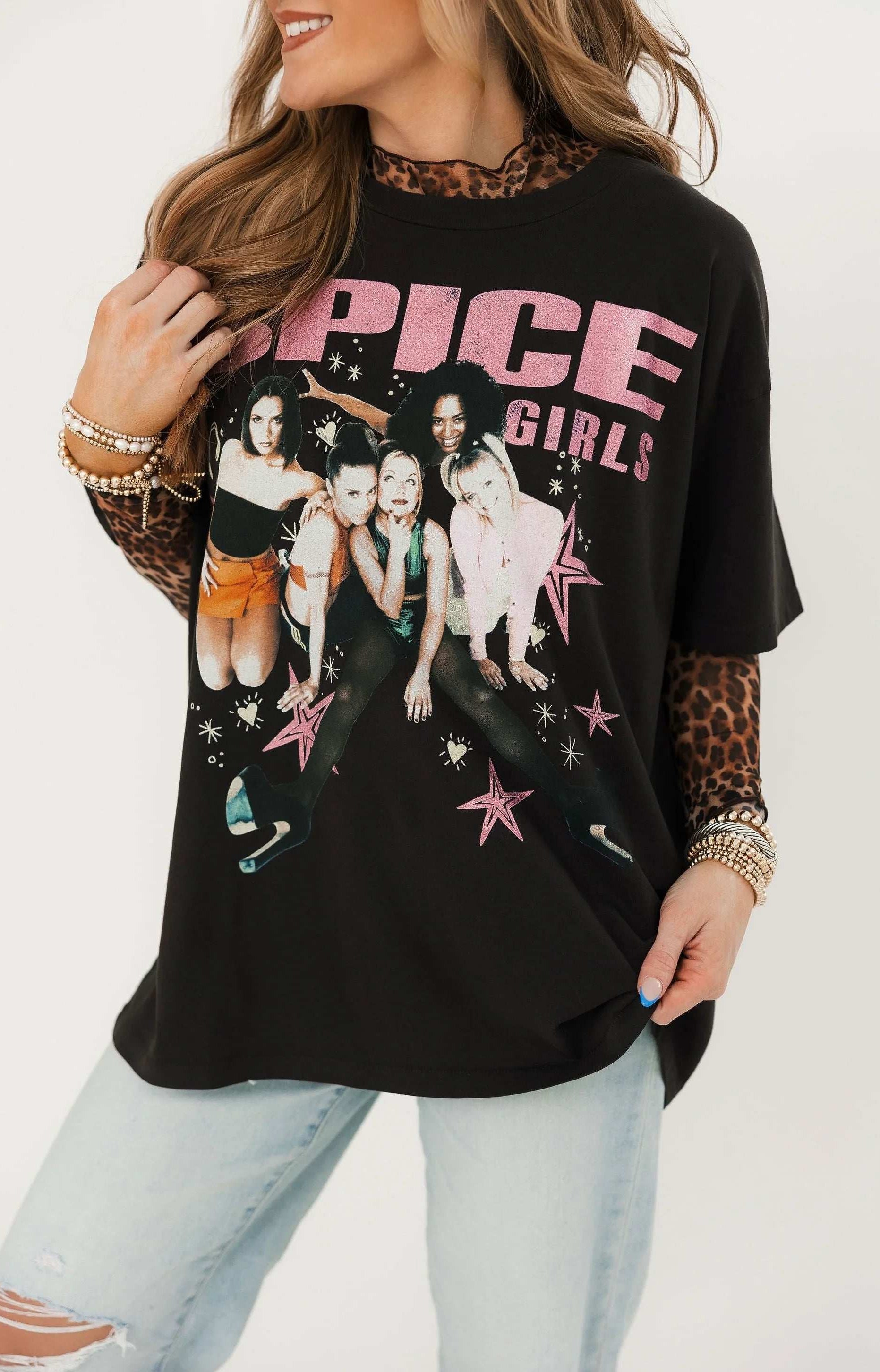 Daydreamer LA Spice Girls Doodles Merch Tee T-Shirt by Daydreamer LA as seen on celebrities