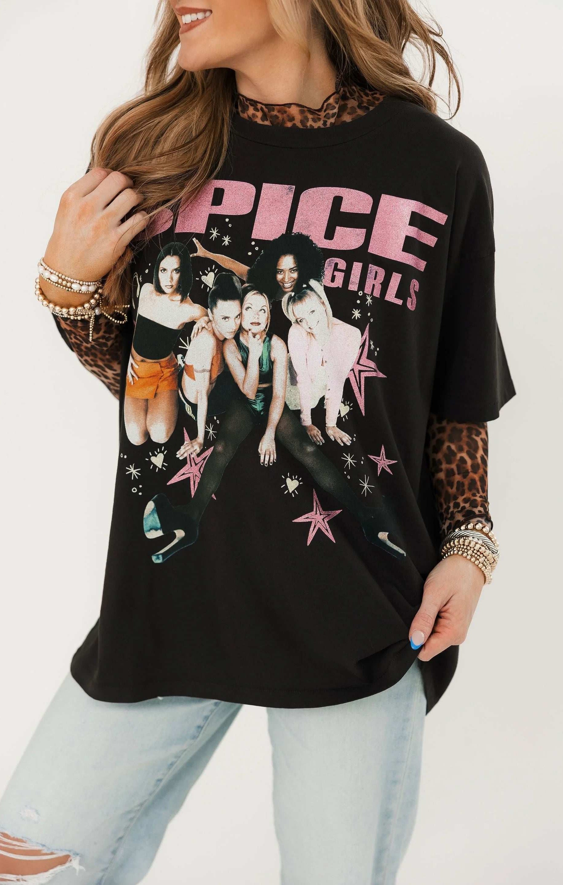 Daydreamer LA Spice Girls Doodles Merch Tee T-Shirt by Daydreamer LA as seen on celebrities