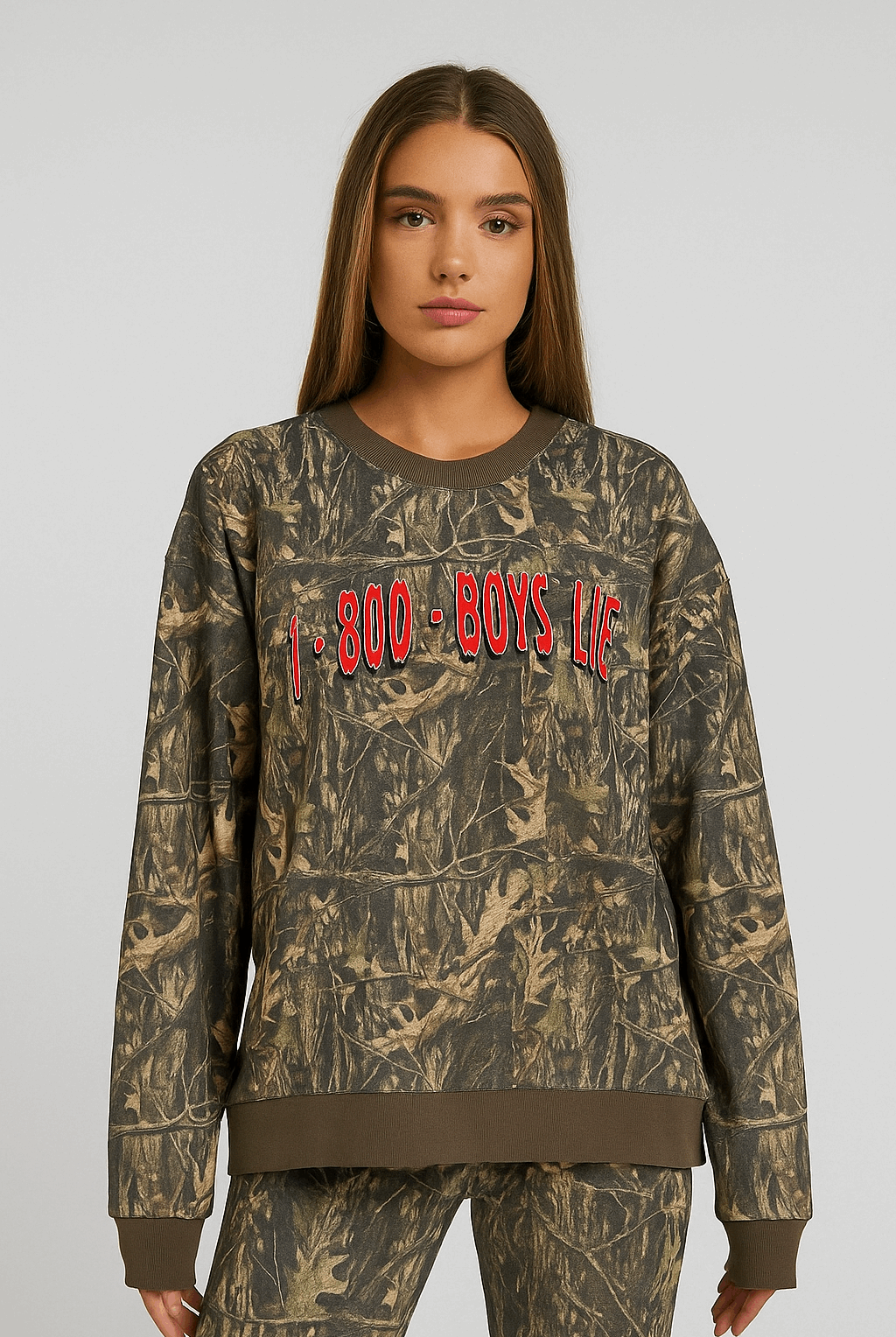 Boys Lie 1-800 Manhunt Kara Crewneck Sweater