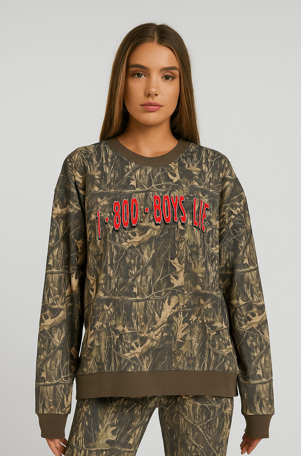 Boys Lie 1-800 Manhunt Kara Crewneck Sweater