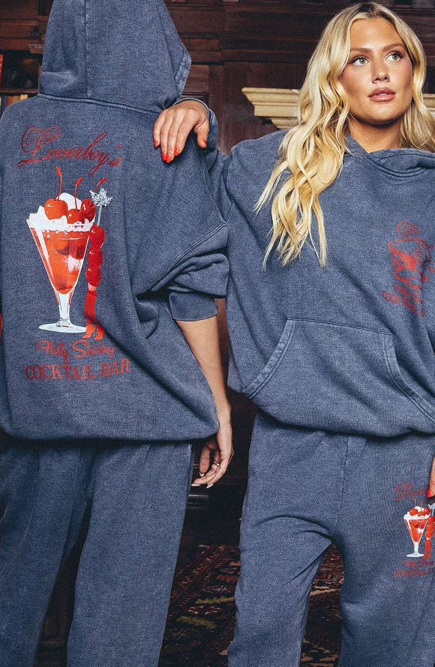 Boys Lie Loverboy Flirty Shirley Racer Hoodie