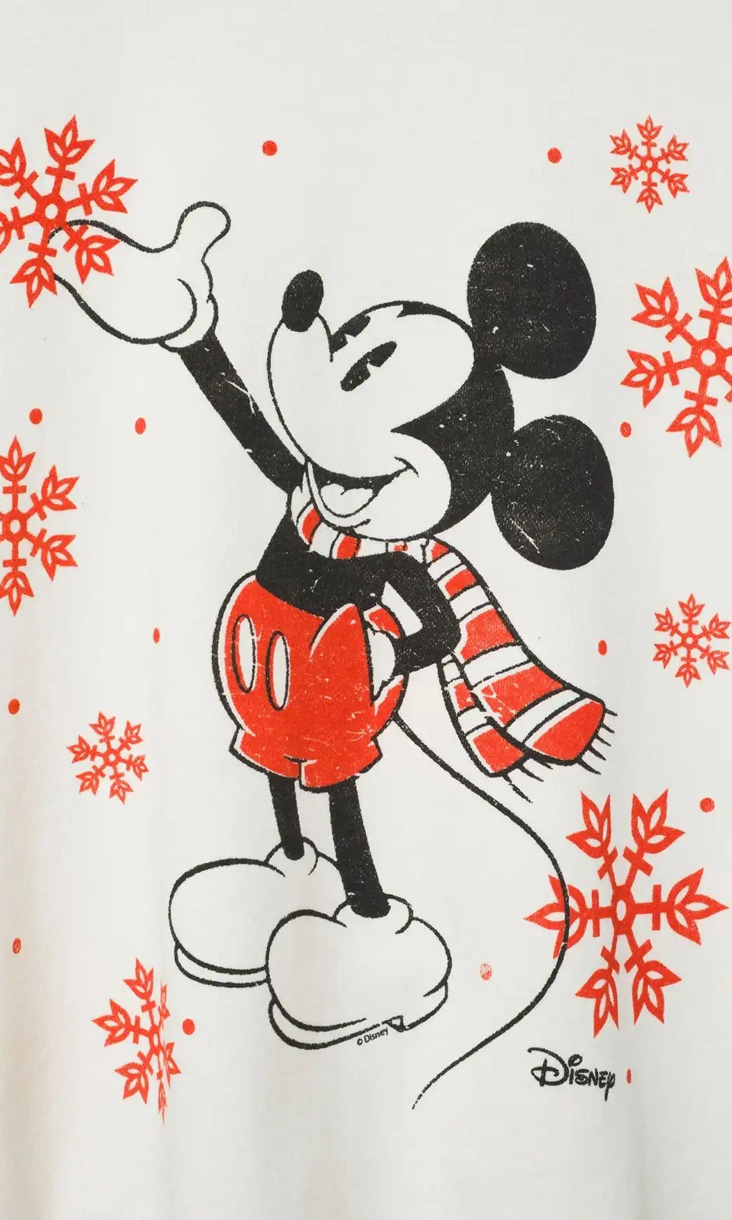 JUNKFOOD Disney Mickey Snowflake Christmas Jumper