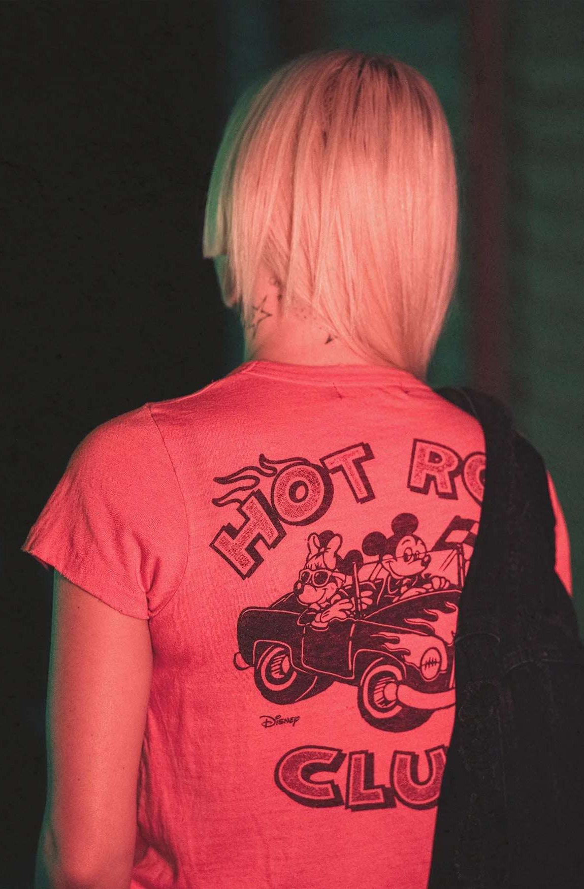 Junk Food Disney Mickey & Minnie Hot Rod Original Tee T-Shirt by Junk Food as seen on celebrities
