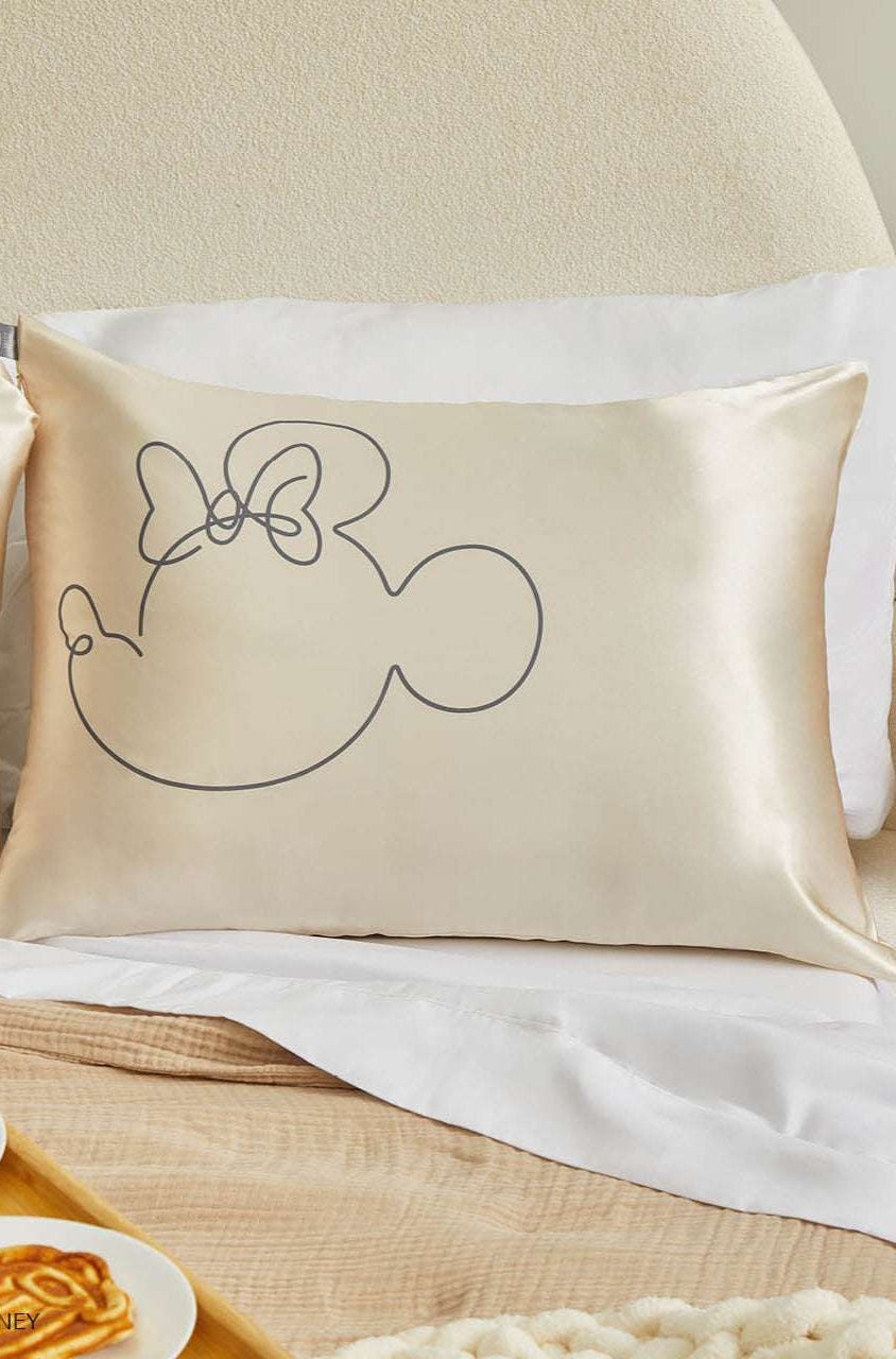Kitsch & Mickey and Minnie Satin Pillowcase Standard Mr. Mouse Pillow by Kitsch as seen on celebrities