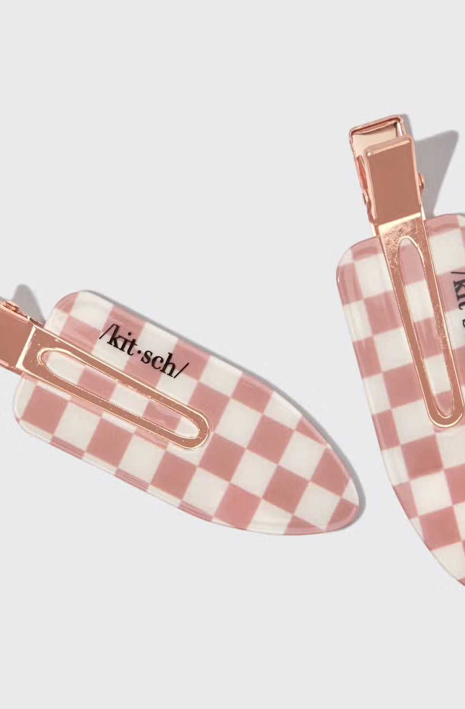 Kitsch Recycled Plastic Xl Creaseless Hair Clips 2pc Set Hair Slides by Kitsch as seen on celebrities